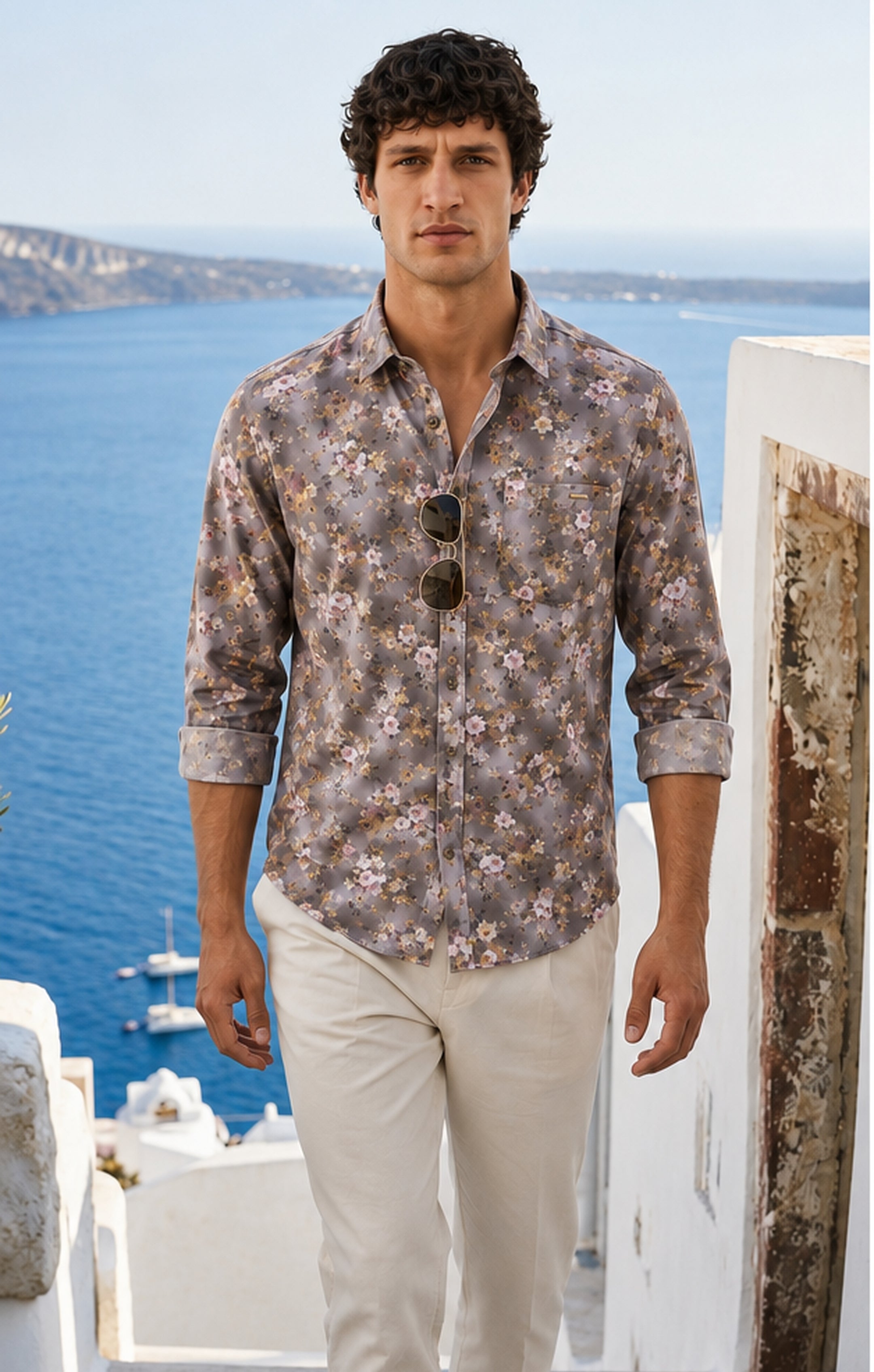 Men’s Premium Floral Printed Casual Shirt